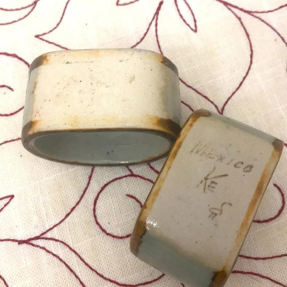 Vintage Ken Edwards Veracruz Napkin Rings - Picture 3 of 3